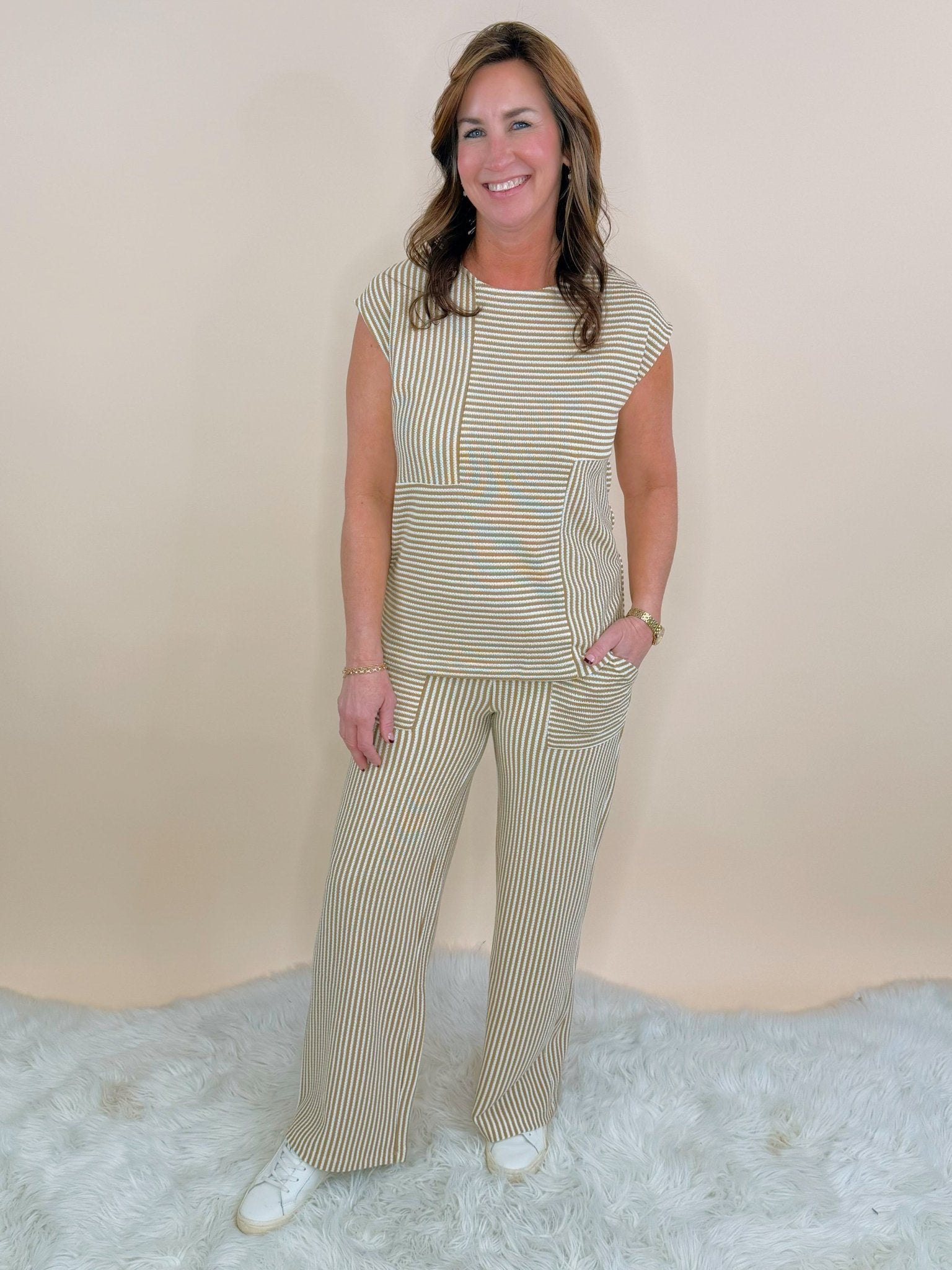 Clean Lines Stripe Set - Jessi Jayne Boutique