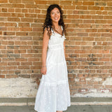 Daisy Dreams Eyelet Maxi Dress - Jessi Jayne Boutique