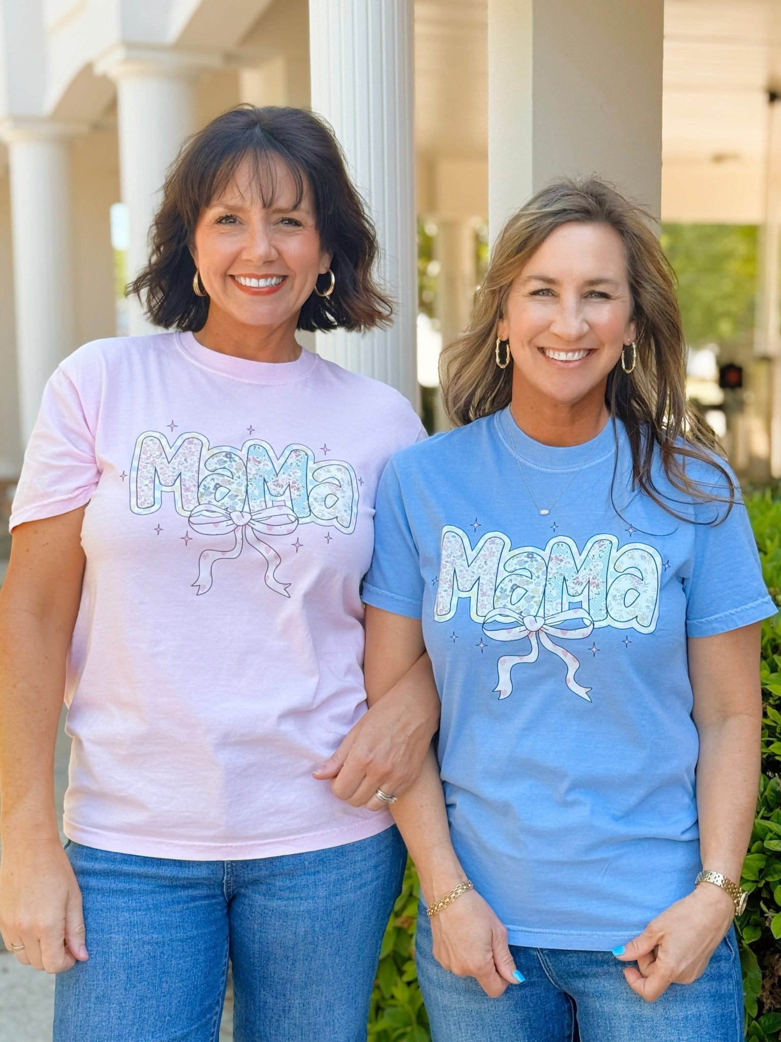 Sweet Florals Mama Graphic Tee ( 2 Colors Available ) - Jessi Jayne Boutique