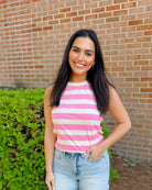 Bubblegum Racer Tank - Jessi Jayne Boutique