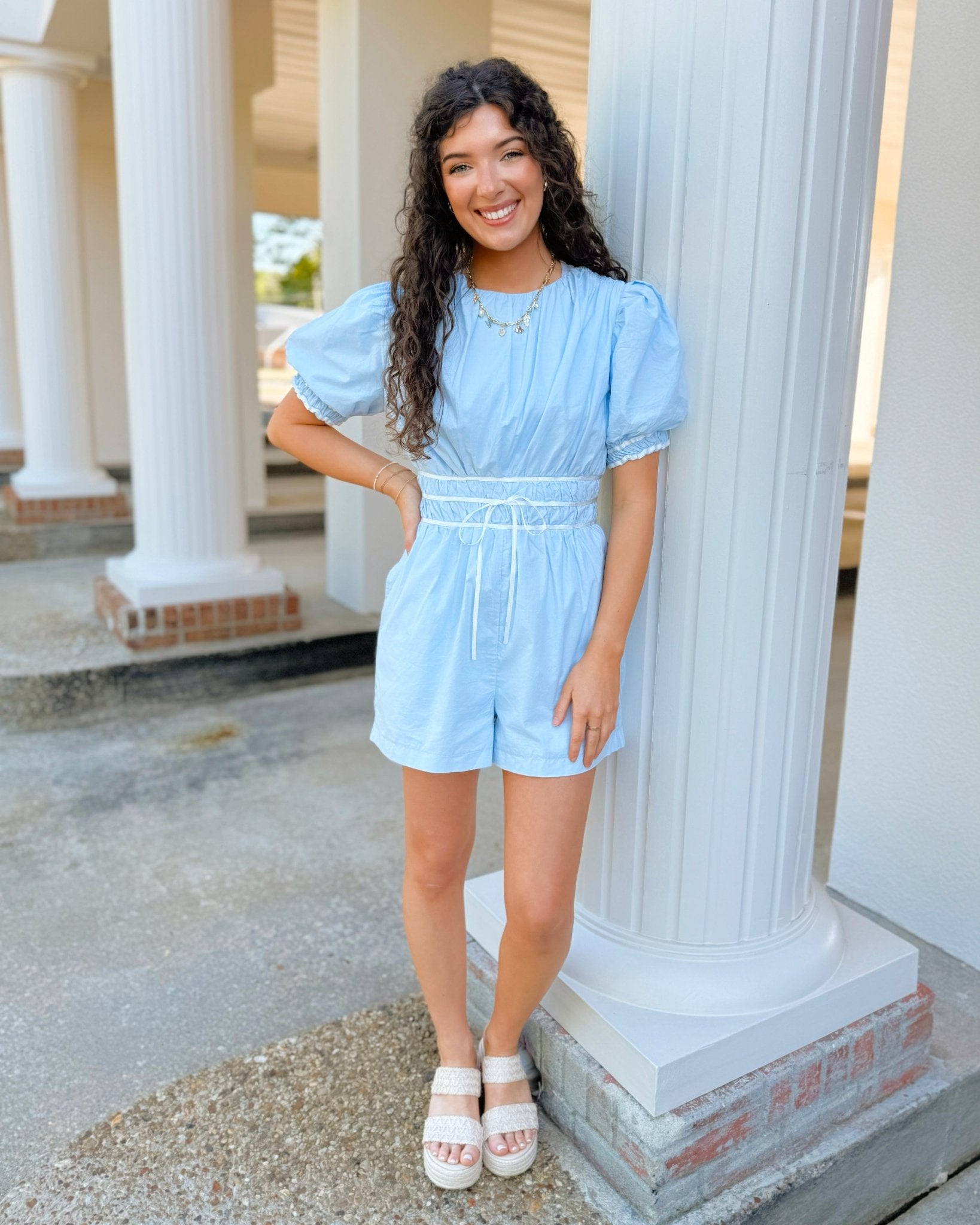 Cotton Cloud Romper - Jessi Jayne Boutique
