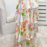 Garden Muse Tiered Maxi Skirt - Jessi Jayne Boutique