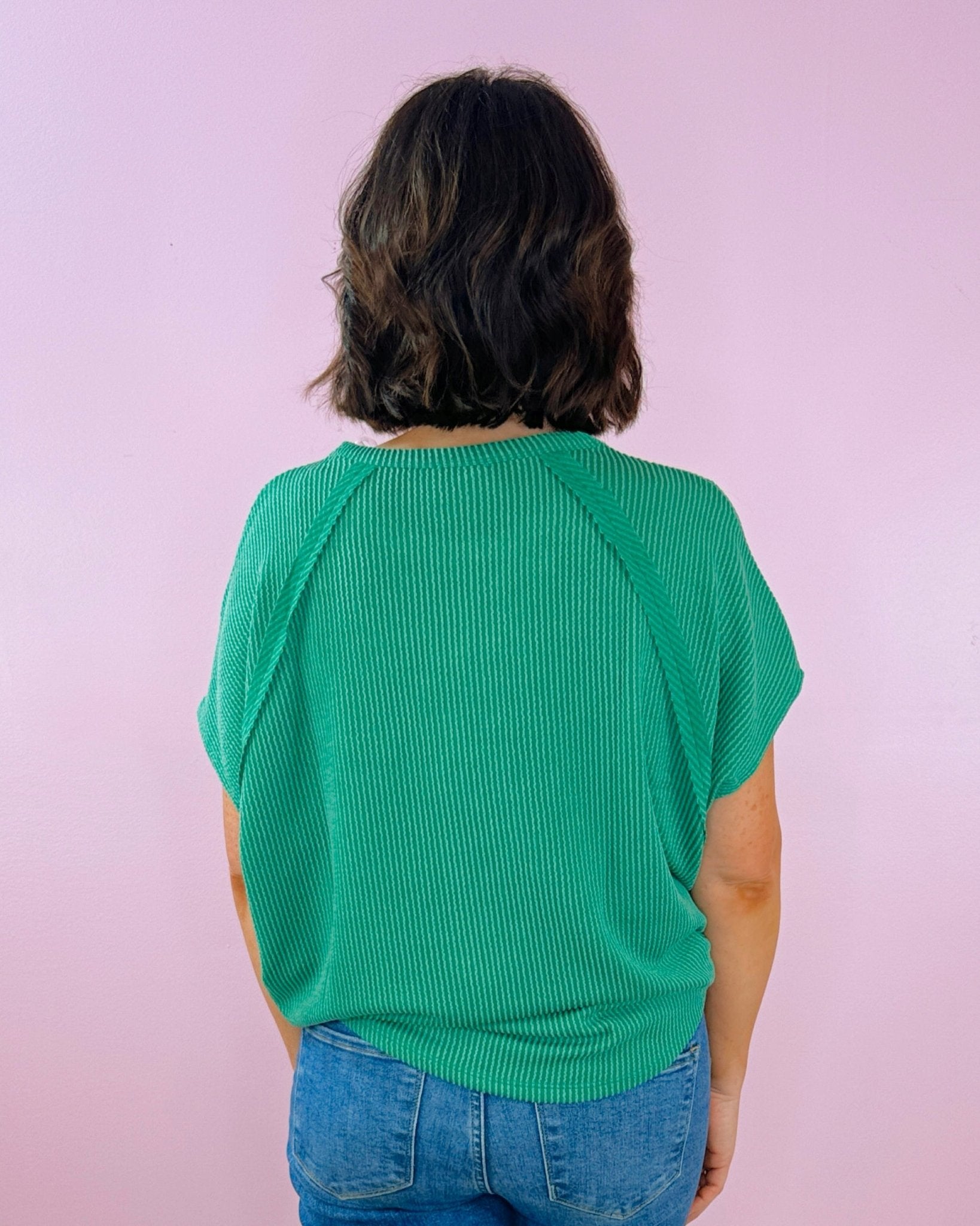 Just In Time Ribbed Top - Jessi Jayne Boutique
