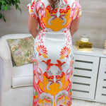 Painted Garden Button Down Dress - Jessi Jayne Boutique