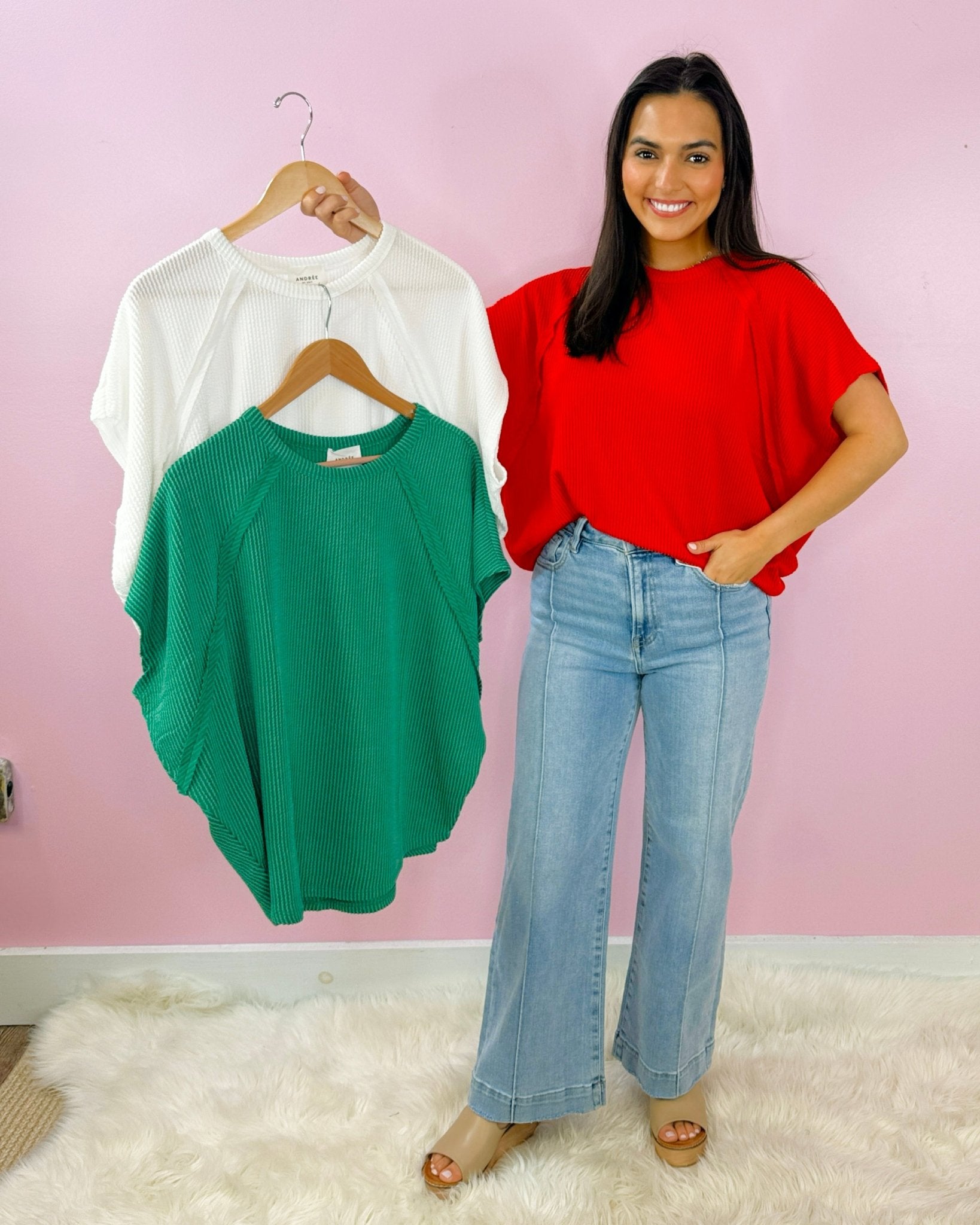 Just In Time Ribbed Top - Jessi Jayne Boutique