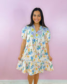 Patchwork Petals Floral Dress - Jessi Jayne Boutique