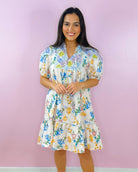 Patchwork Petals Floral Dress - Jessi Jayne Boutique