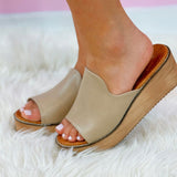 Elba Slide Wedge - Jessi Jayne Boutique