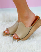 Elba Slide Wedge - Jessi Jayne Boutique