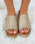 Elba Slide Wedge - Jessi Jayne Boutique