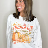 Pumpkin Season Sweet Bow Long Sleeve Top - Jessi Jayne Boutique