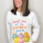 Meet Me at the Pumpkin Patch Rainbow Long Sleeve Top - Jessi Jayne Boutique