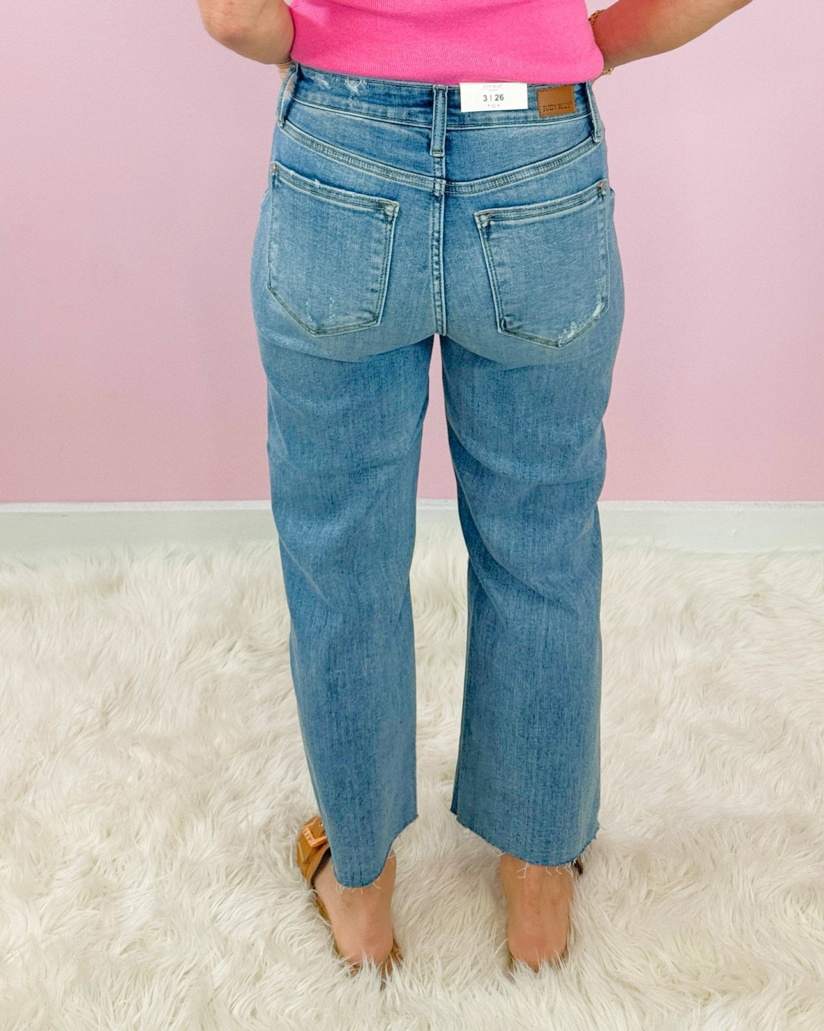 Judy Blue Coastal Edge Crop High Waist Wide Leg Jeans - Jessi Jayne Boutique