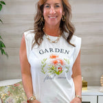 Garden Muse Graphic Tank Top - Jessi Jayne Boutique