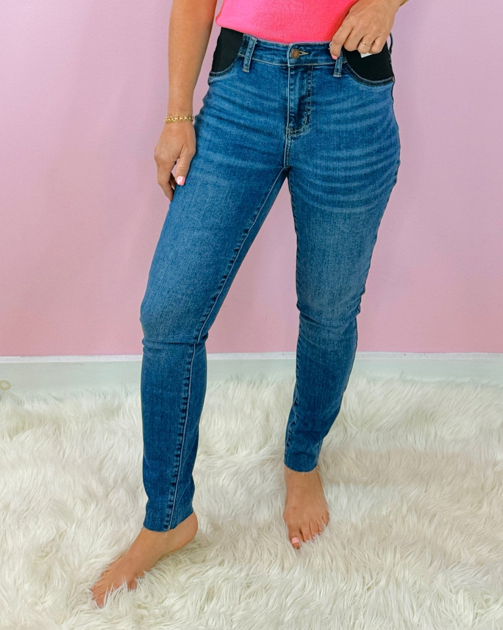 Judy Blue Flex & Go Pull - On Skinny Jeans - Jessi Jayne Boutique