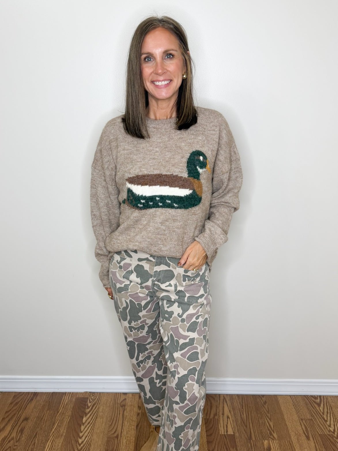 Mallard Moments Sweater - Jessi Jayne Boutique