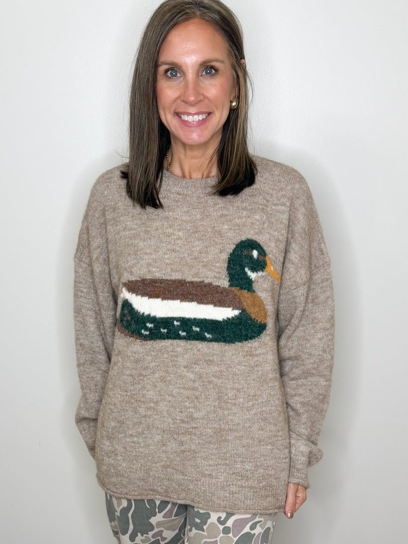 Mallard Moments Sweater - Jessi Jayne Boutique