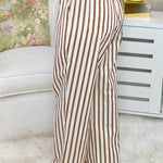 Café Stripe Wide Leg Pants - Jessi Jayne Boutique