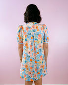 Painted Petals Puff Sleeve Dress - Jessi Jayne Boutique
