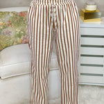 Café Stripe Wide Leg Pants - Jessi Jayne Boutique