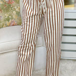 Café Stripe Wide Leg Pants - Jessi Jayne Boutique