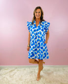Bluebell Petal Ruffle Dres - Jessi Jayne Boutique