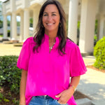 The Pop Luxe Blouse - Jessi Jayne Boutique