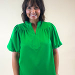 The Pop Luxe Blouse - Jessi Jayne Boutique
