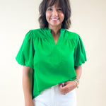 The Pop Luxe Blouse - Jessi Jayne Boutique