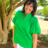 The Pop Luxe Blouse - Jessi Jayne Boutique