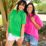 The Pop Luxe Blouse - Jessi Jayne Boutique