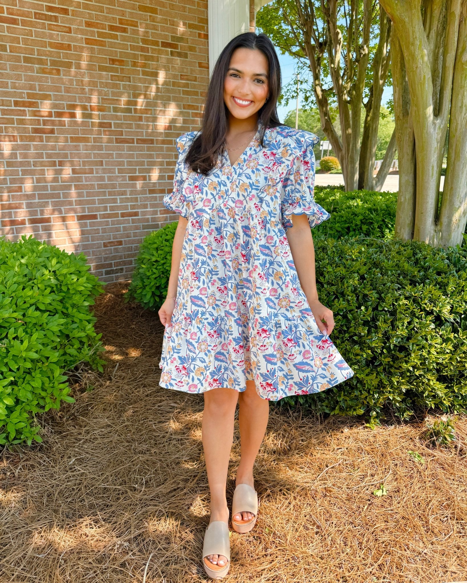 Petal Parade Ruffle Mini Dress - Jessi Jayne Boutique