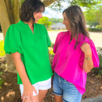 The Pop Luxe Blouse - Jessi Jayne Boutique