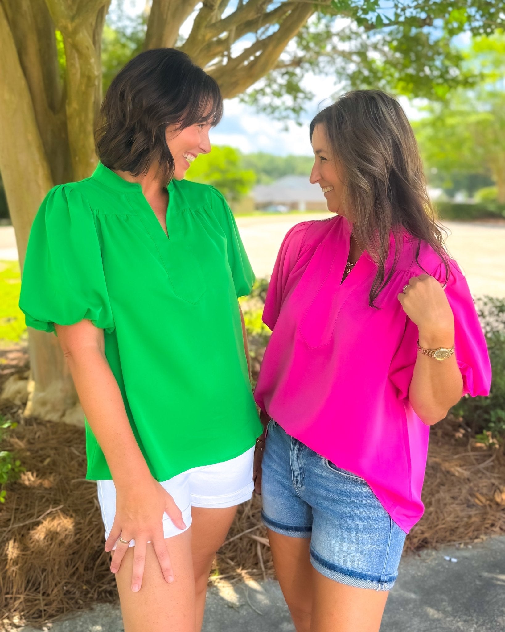 The Pop Luxe Blouse - Jessi Jayne Boutique