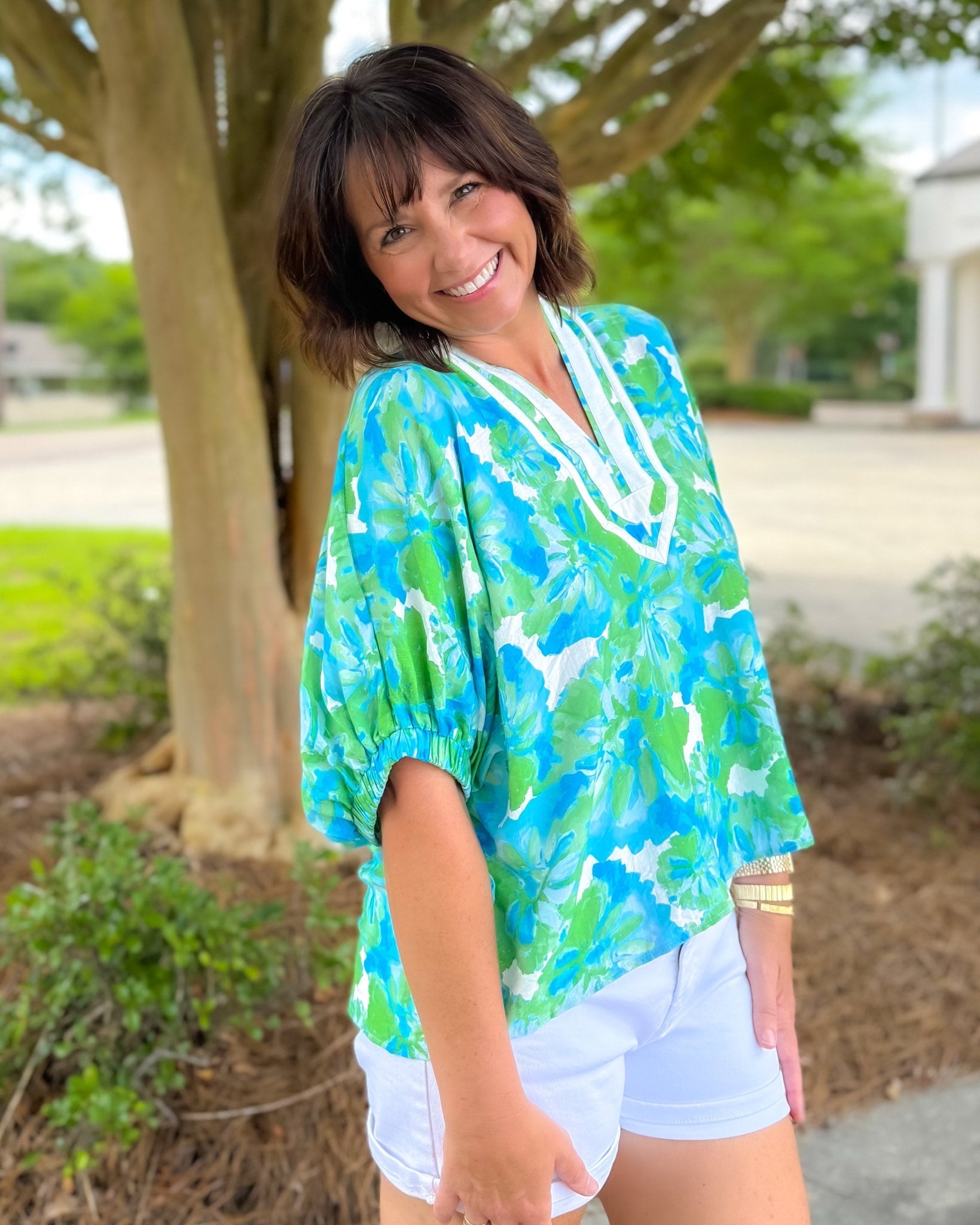Tropicana Bloom Top - Jessi Jayne Boutique