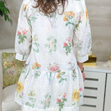 Soft Meadow Floral Eyelet Dress - Jessi Jayne Boutique