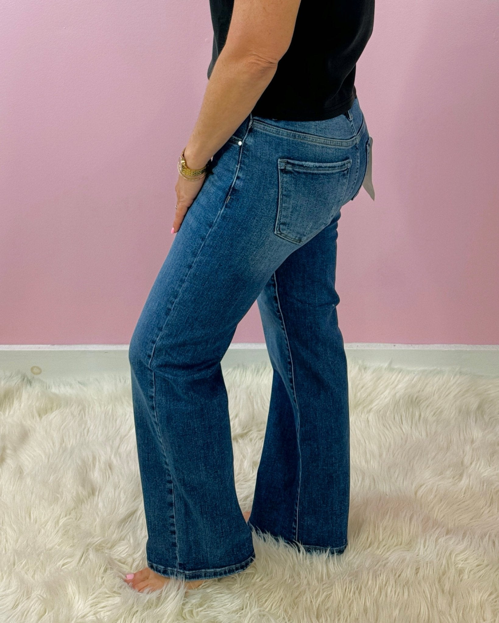 City Stroll High Rise Straight Jeans - Jessi Jayne Boutique