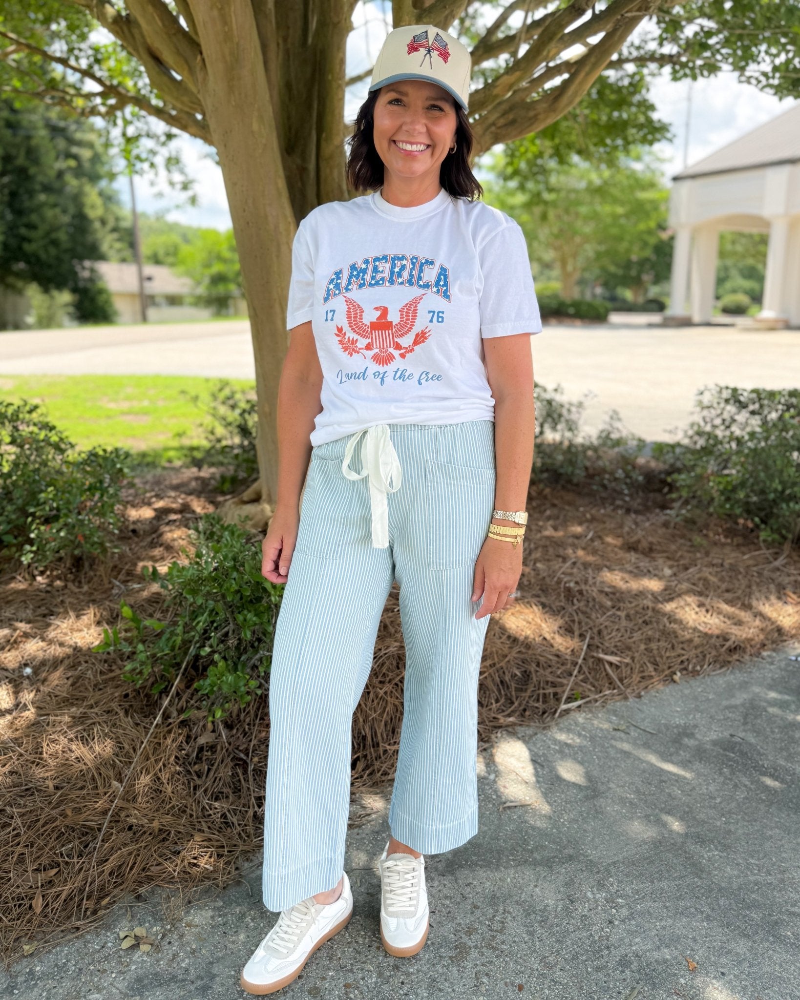 Seaside Stripe Drawstring Pants - Jessi Jayne Boutique