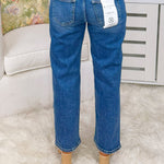 Risen Clean Line Crop Straight Jeans - Jessi Jayne Boutique