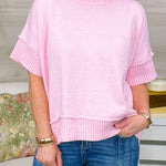 Pink Comfort Club Sweater - Jessi Jayne Boutique
