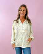 Meadow Breeze Hooded Windbreaker - Jessi Jayne Boutique