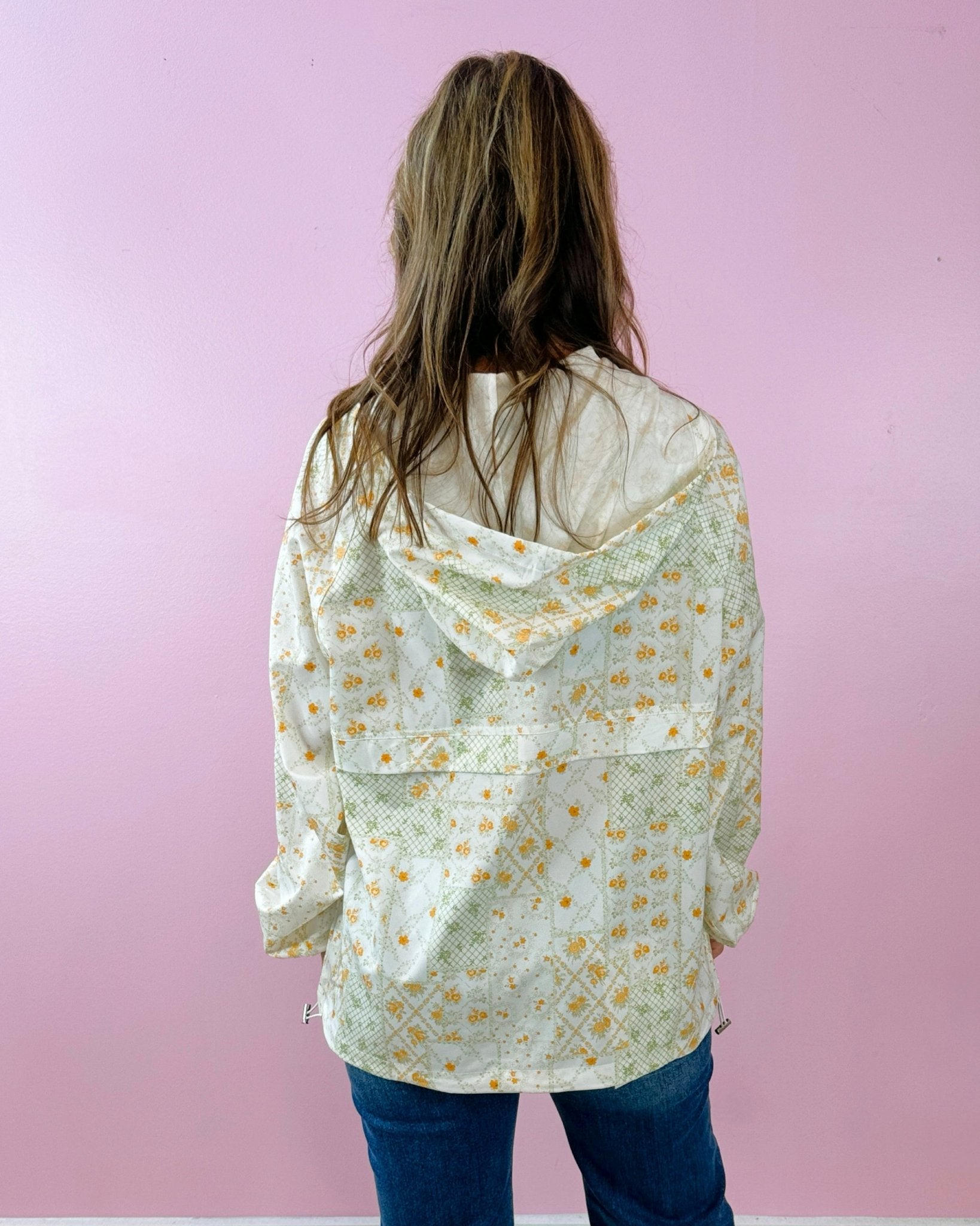 Meadow Breeze Hooded Windbreaker - Jessi Jayne Boutique