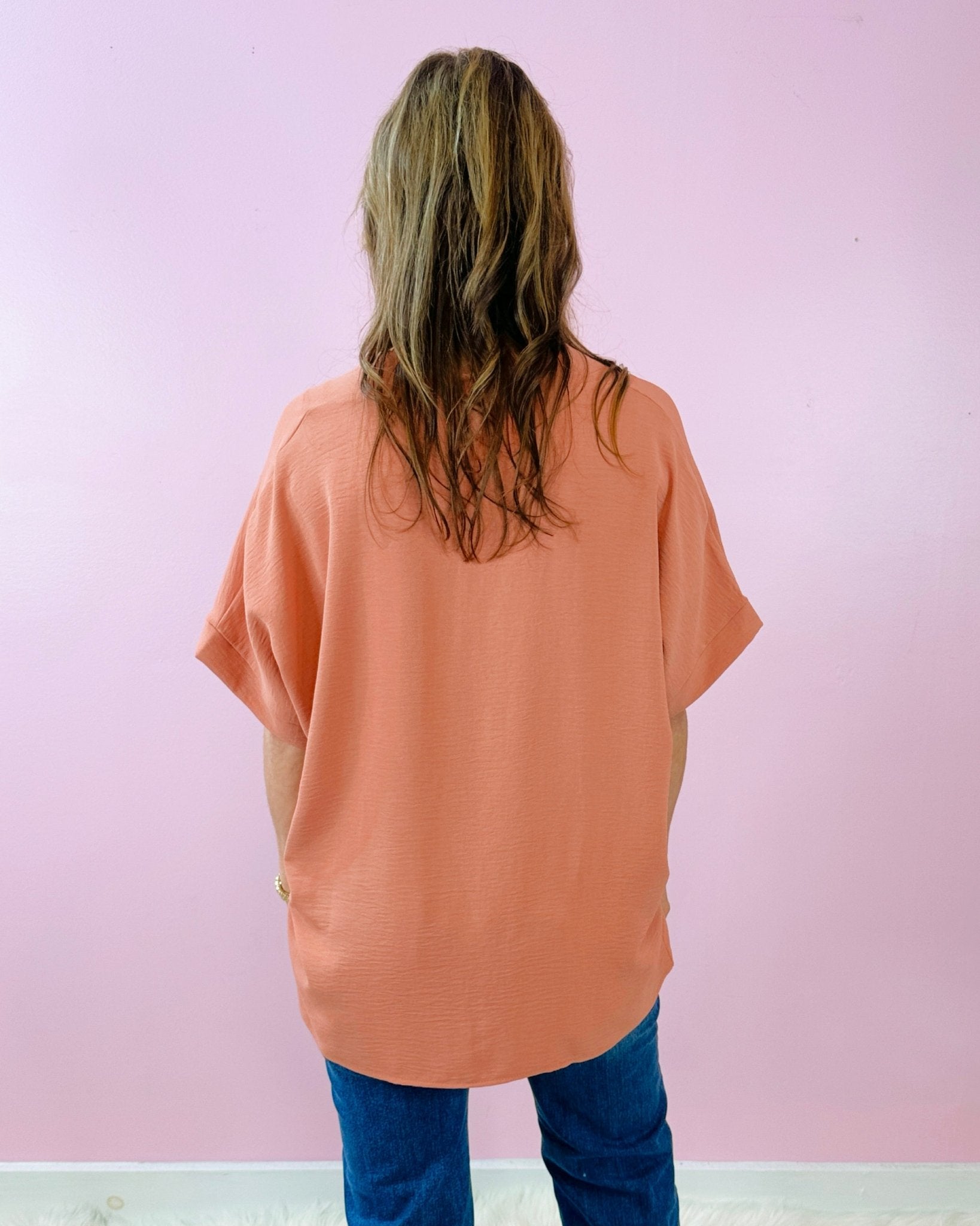 Effortless Flow V - Neck Top - Jessi Jayne Boutique
