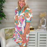 Color Me Confident Printed Dress - Jessi Jayne Boutique