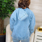 Downtime Denim Pullover Top - Jessi Jayne Boutique