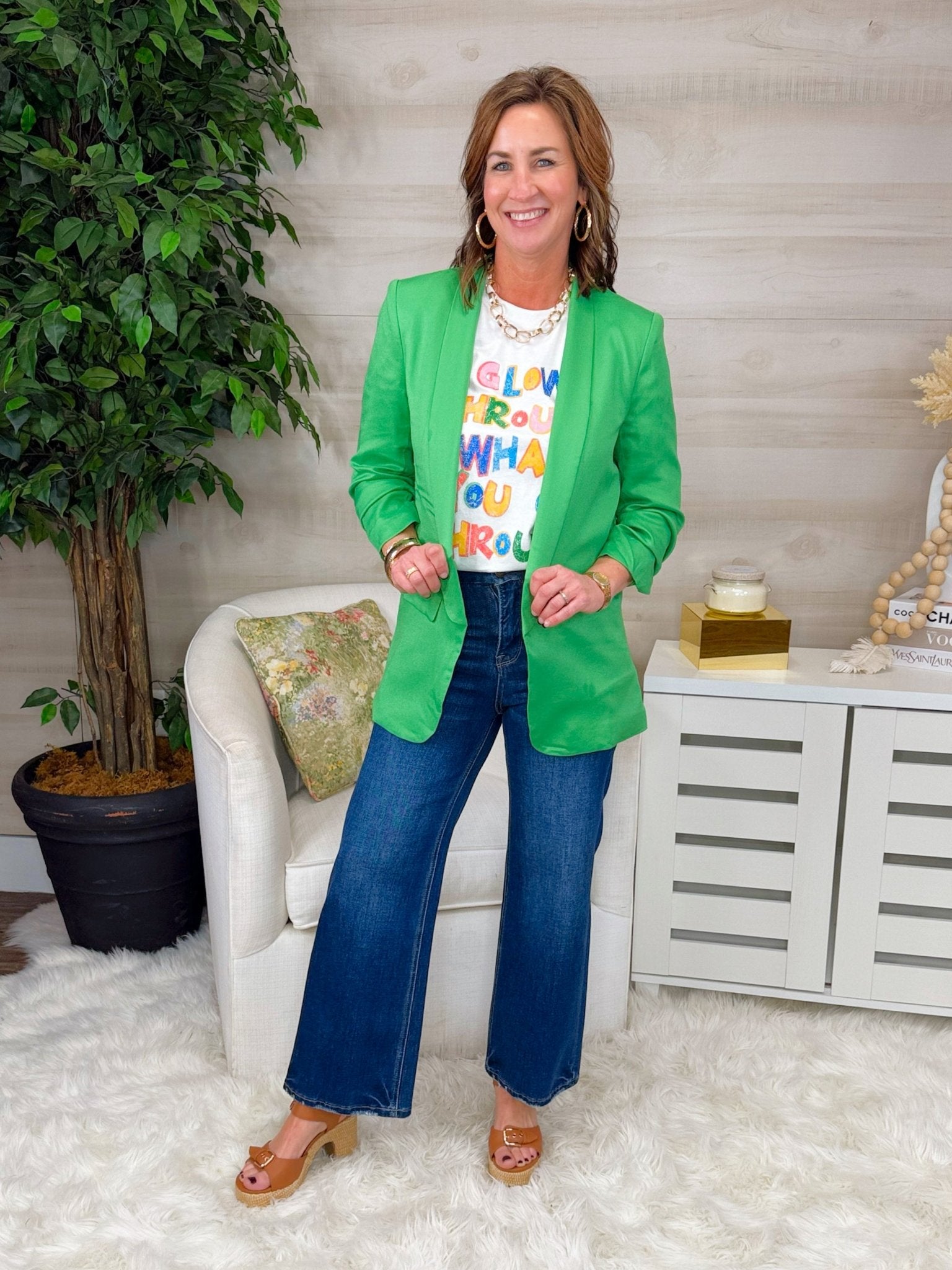 Glow Through It Graphic Tee - Jessi Jayne Boutique