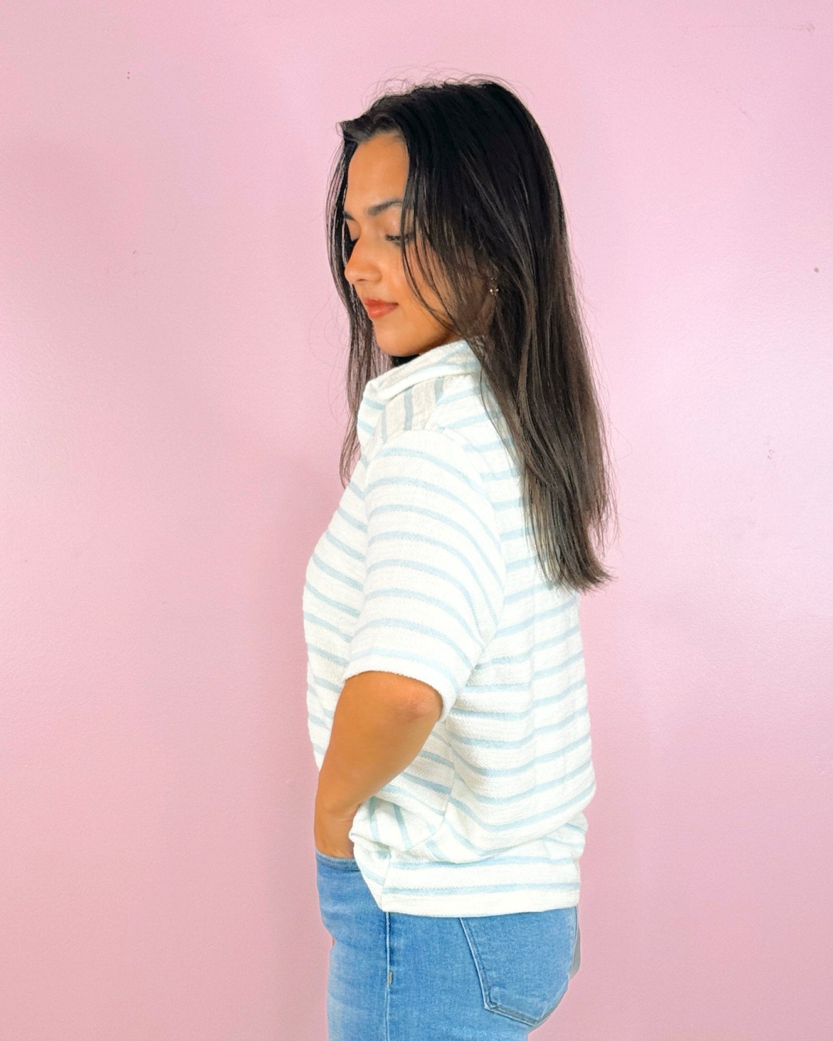 Seabreeze Striped Knit Top - Jessi Jayne Boutique