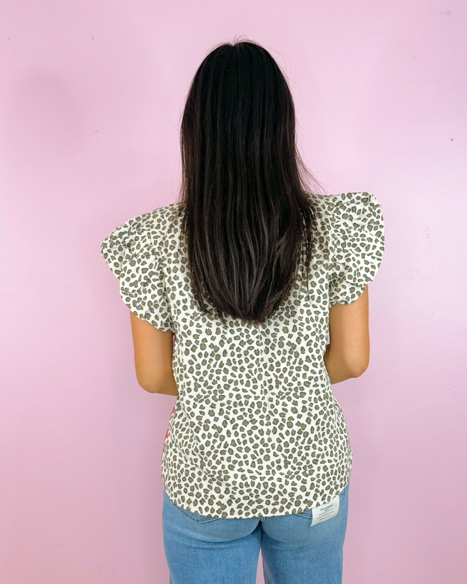 Wild Streak Popover Blouse - Jessi Jayne Boutique