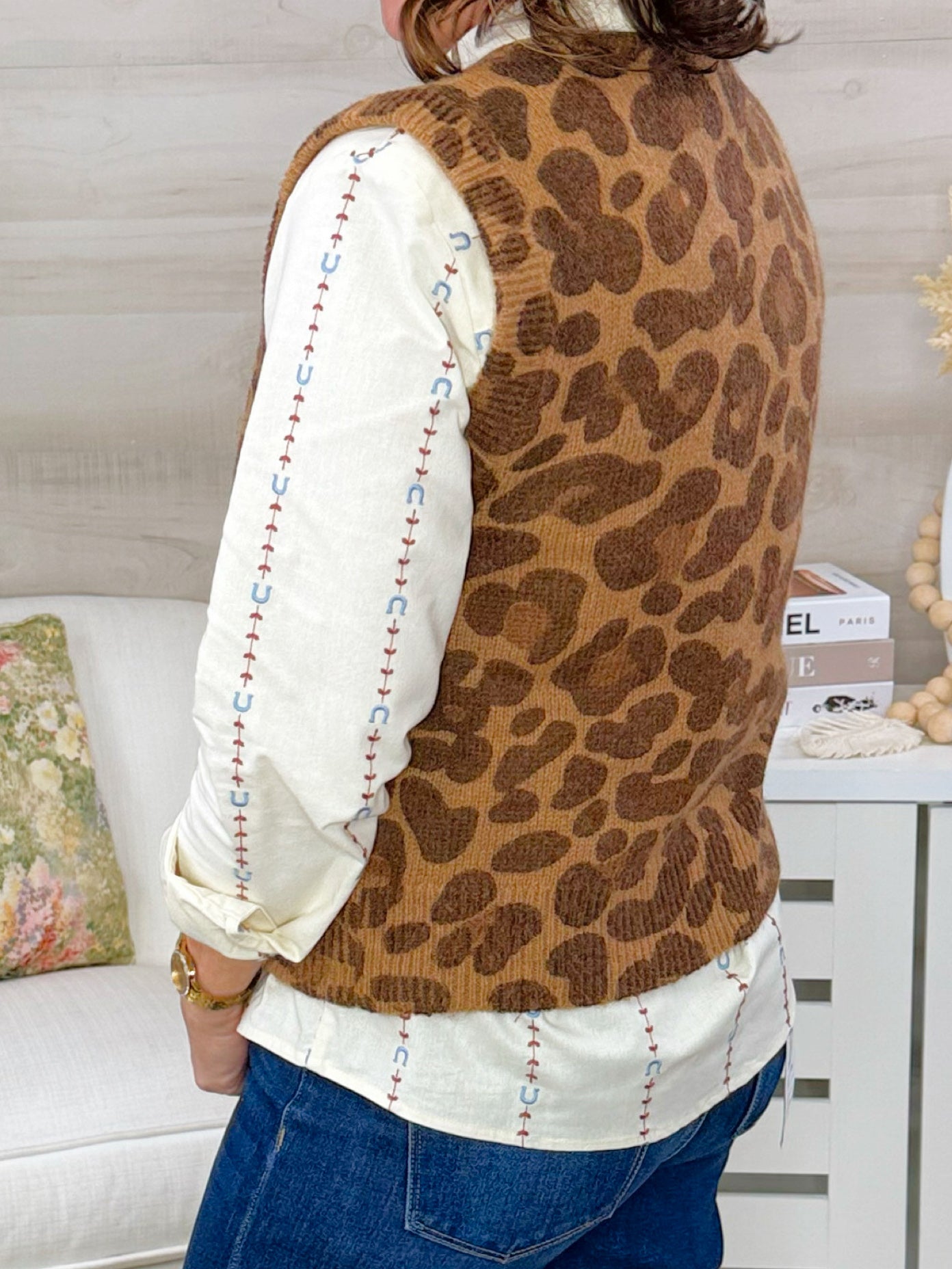 Wild Intentions Sweater Vest Top - Jessi Jayne Boutique