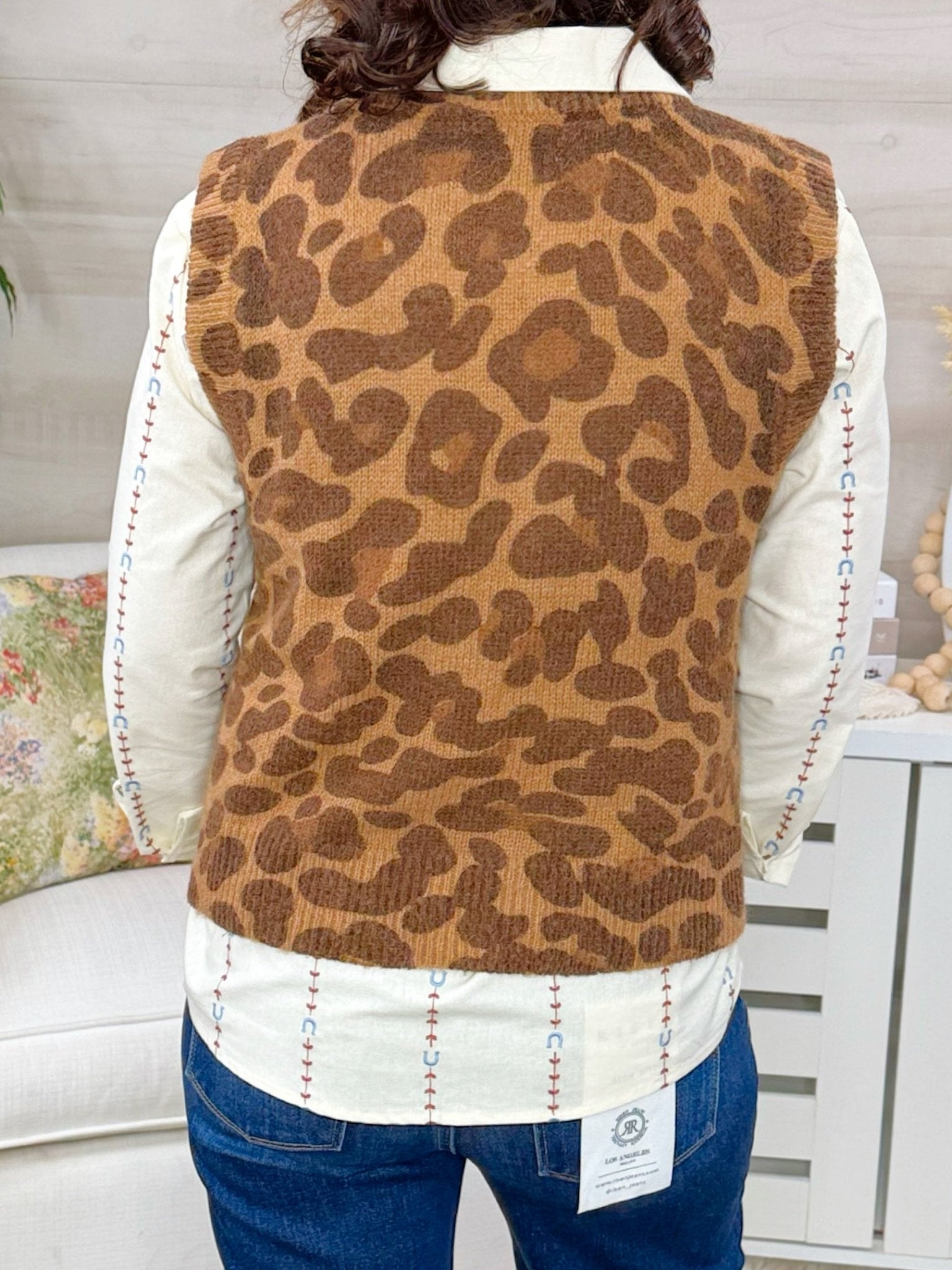 Wild Intentions Sweater Vest Top - Jessi Jayne Boutique